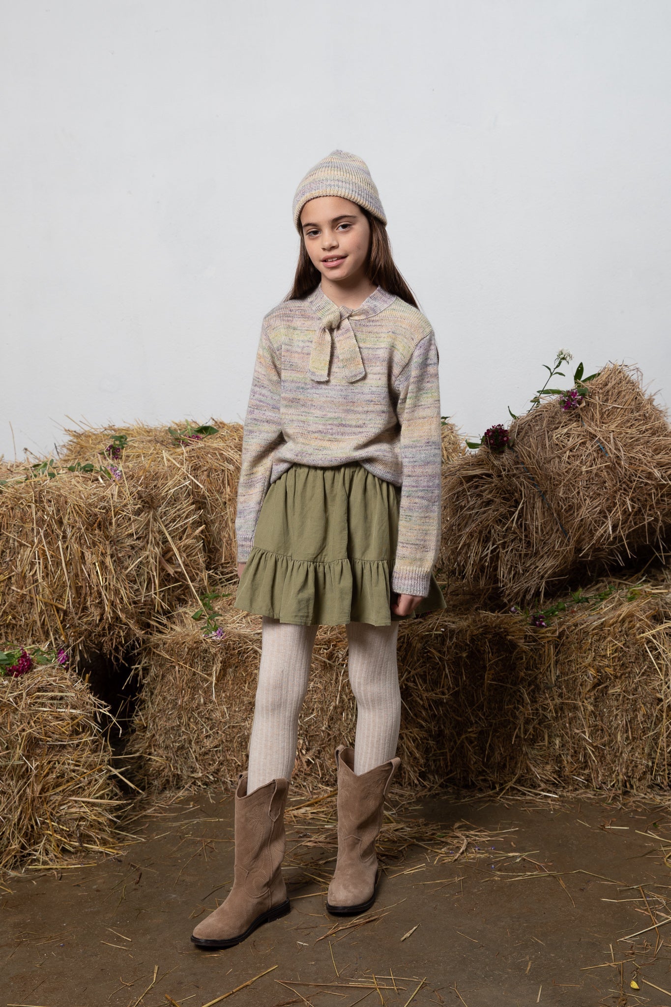 Jupe Matilda Olive - Enfant