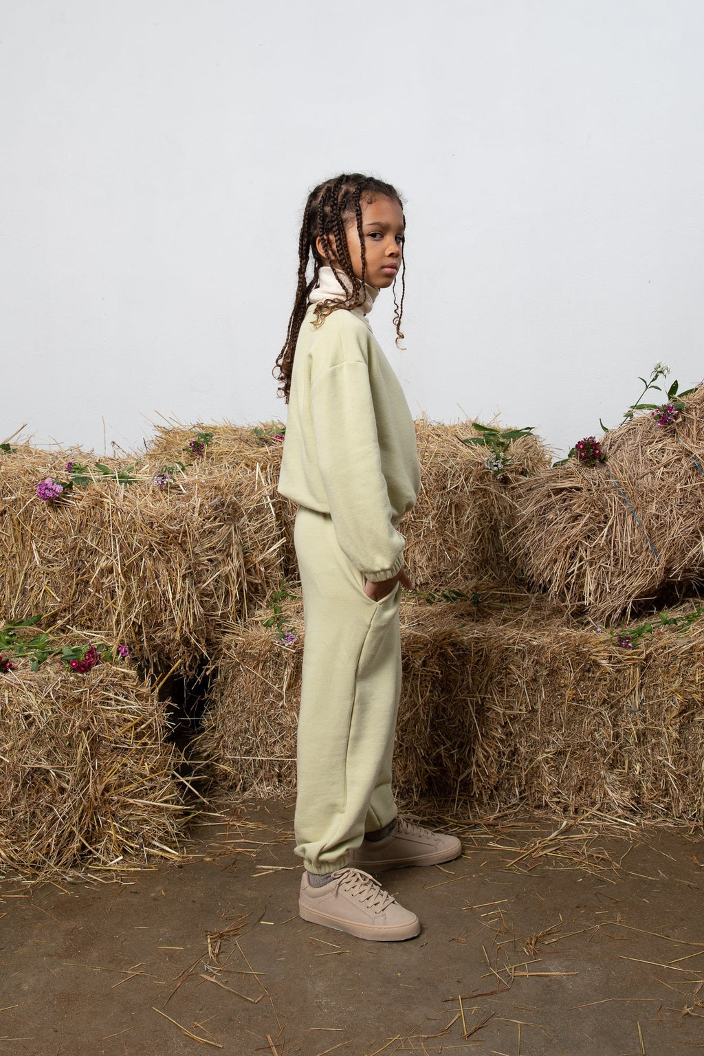Pantalon De Survêtement Luke Sauge - Enfant