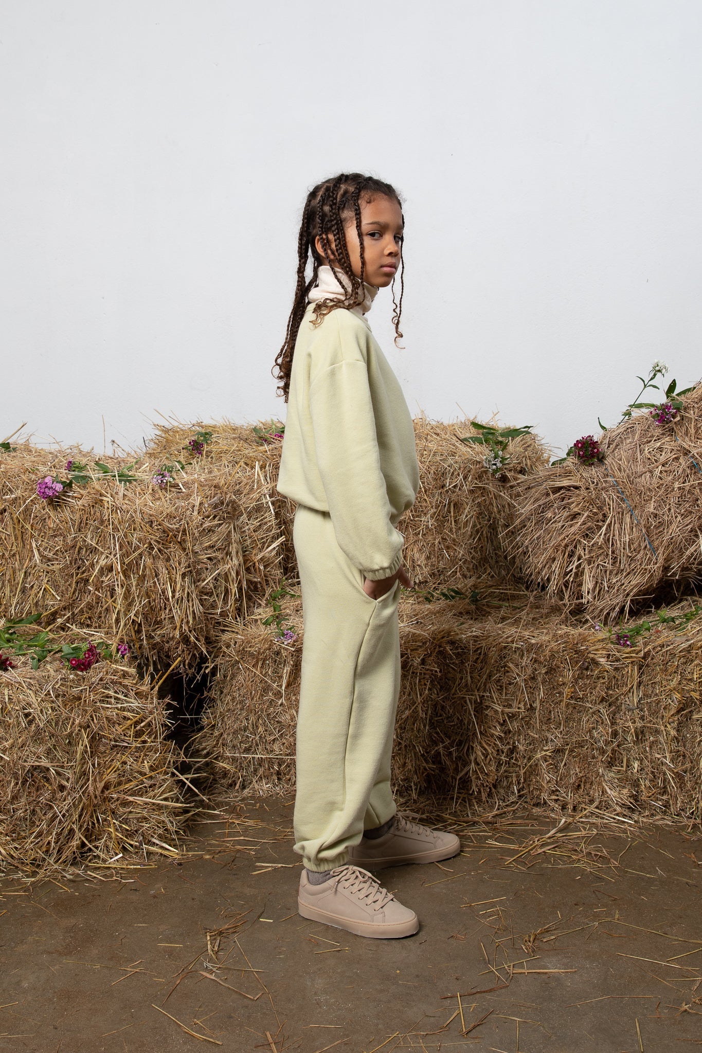 Pantalon De Survêtement Luke Sauge - Enfant