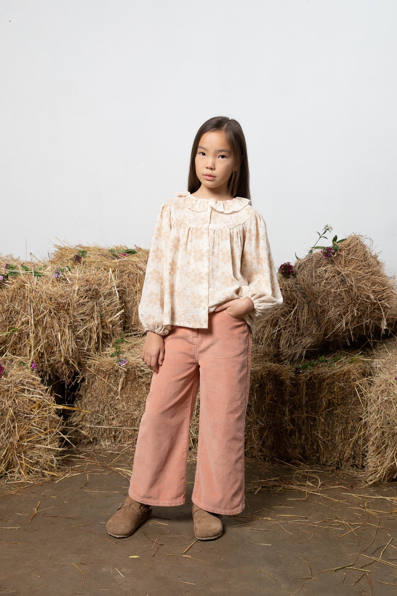 Chemisier Isabella Broderie Naturelle - 6 Ans - Enfant
