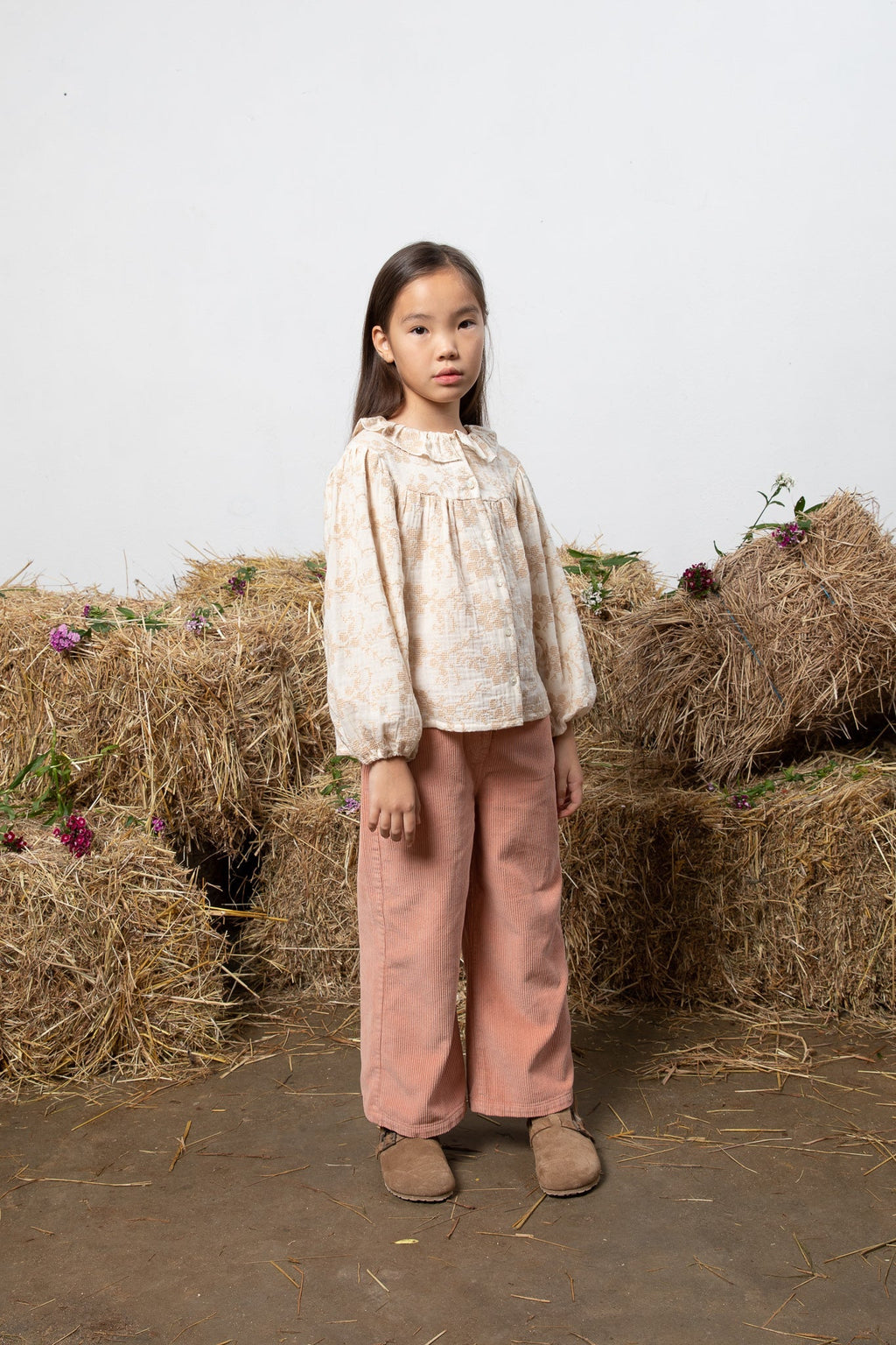 Chemisier Isabella Broderie Naturelle - 6 Ans - Enfant