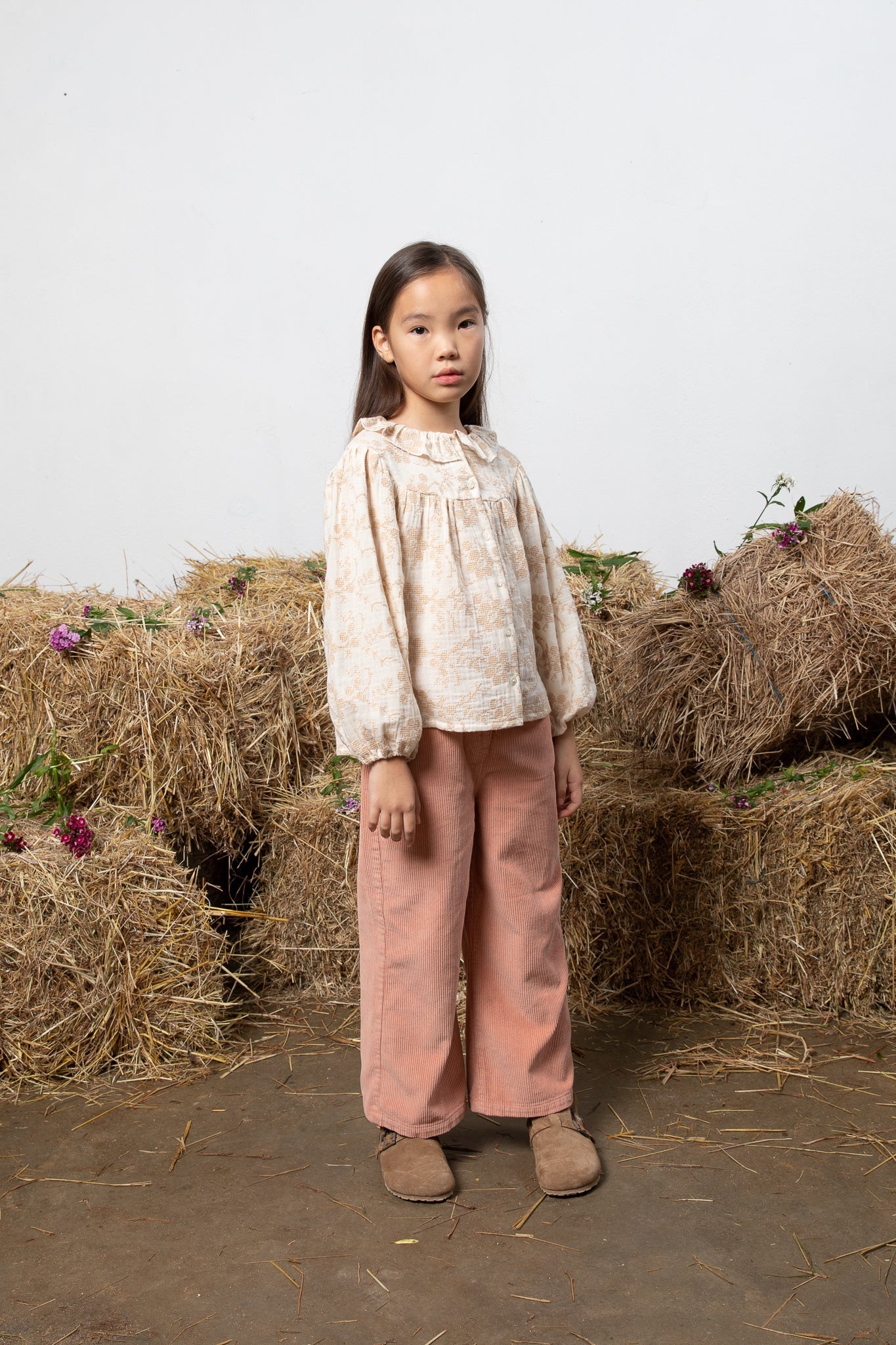Chemisier Isabella Broderie Naturelle - 6 Ans - Enfant