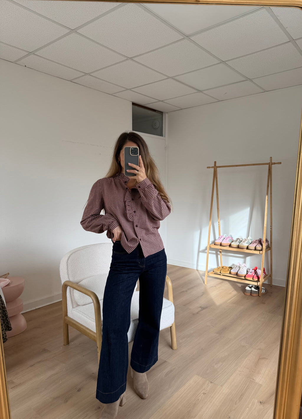 Blouse À Carreaux Margaux