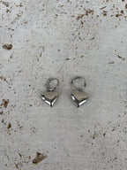 Boucles D'Oreilles Heart X Hoops