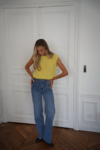 Pull Sans Manches Polino - Jaune