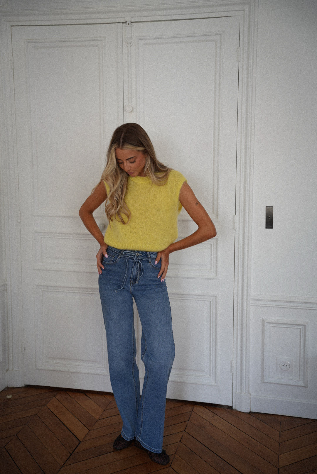 Pull Sans Manches Polino - Jaune