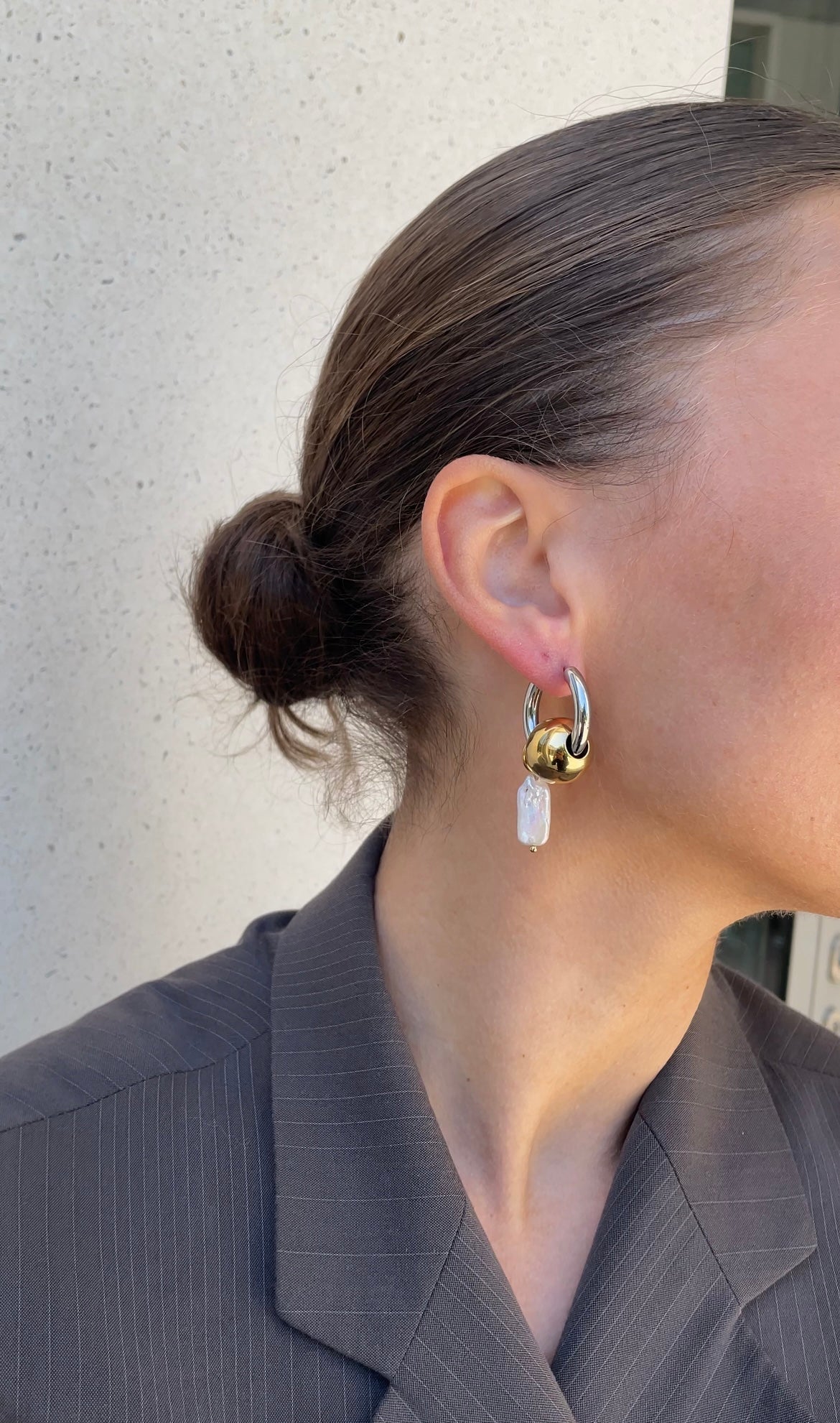 Boucles D'Oreilles Asymmetric Grunge