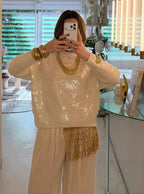 Chocker Luna Dorado