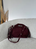 Grand Sac À Main En Cuir Jodie Bordeaux