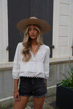 Short En Jean Irina - Noir
