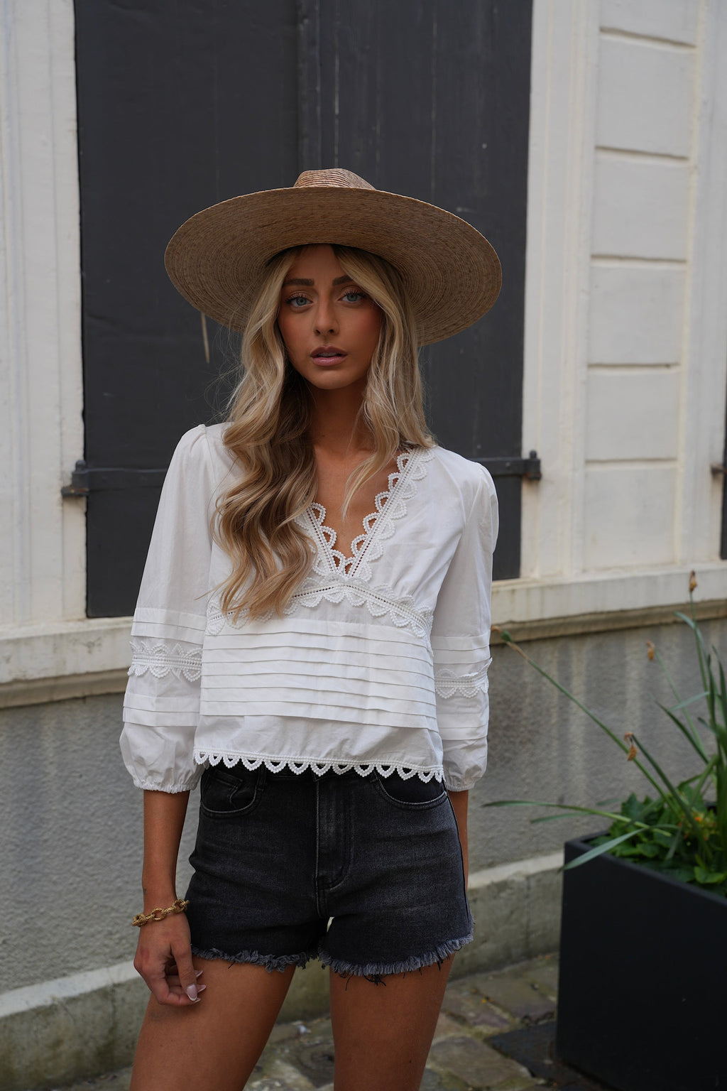 Short En Jean Irina - Noir