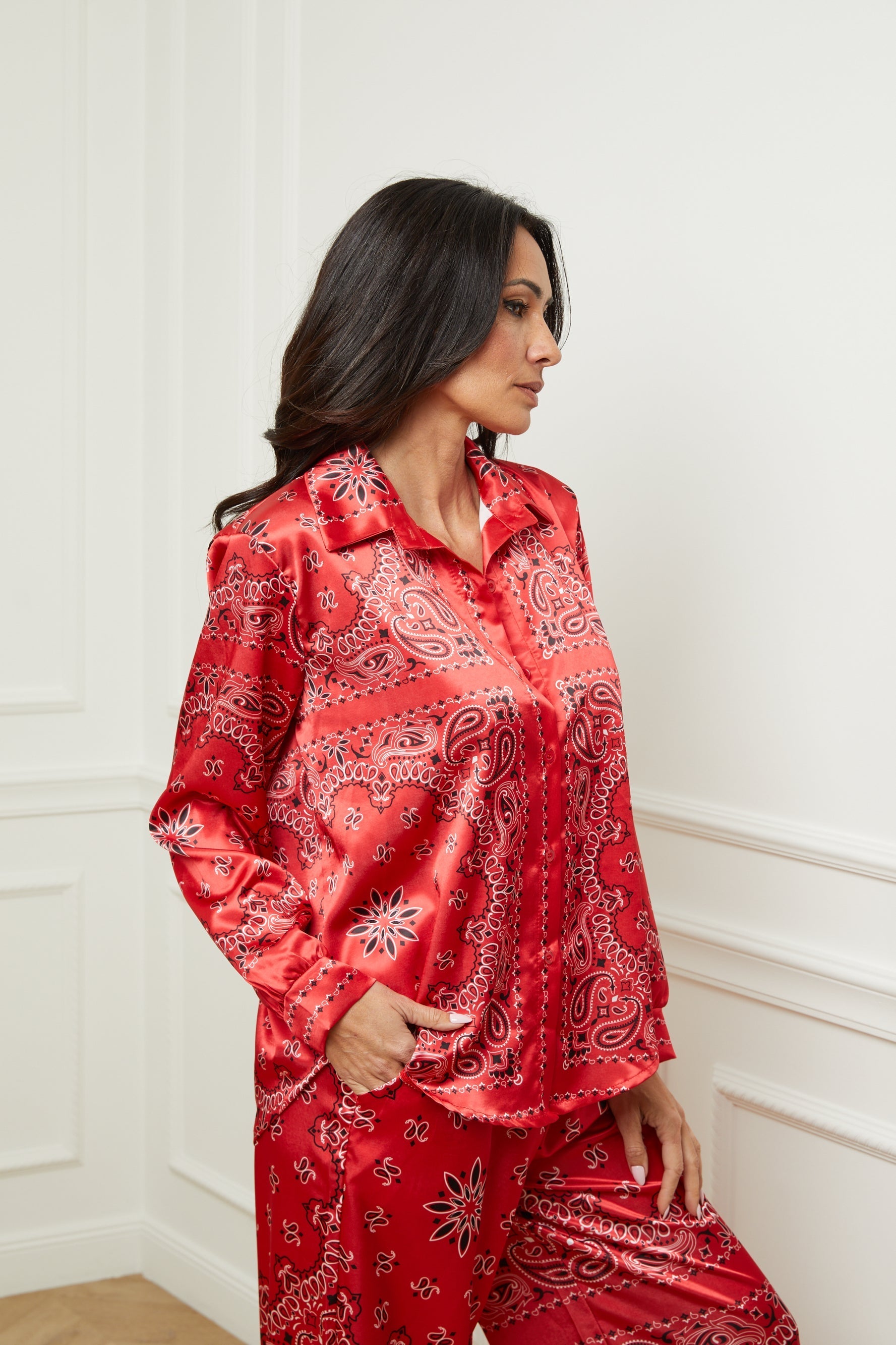 Chemise Bandana - Rouge