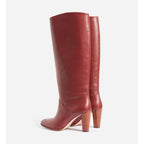 Vanessa Bruno - Bottes En Cuir - Acajou