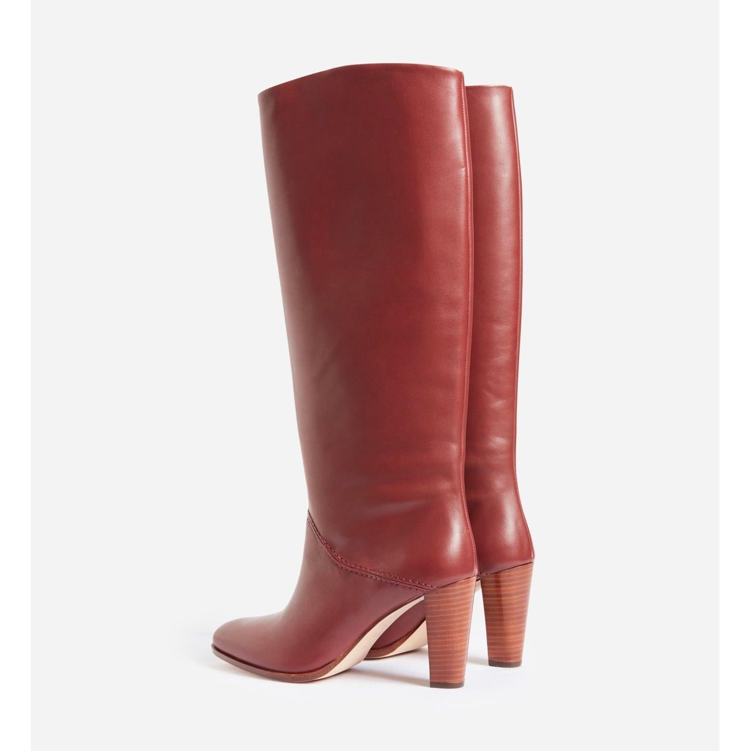 Vanessa Bruno - Bottes En Cuir - Acajou