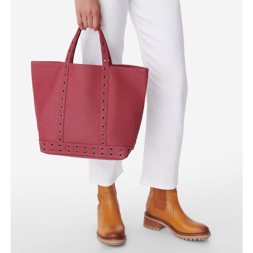 Cabas M En Nubuck - Rose