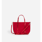 Cabas Xs En Toile - Rouge