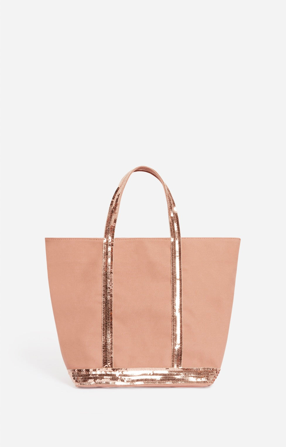 Vanessa Bruno - Cabas M En Toile - Rose Poudre
