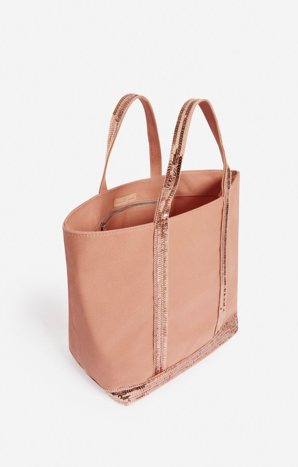 Vanessa Bruno - Cabas M En Toile - Rose Poudre