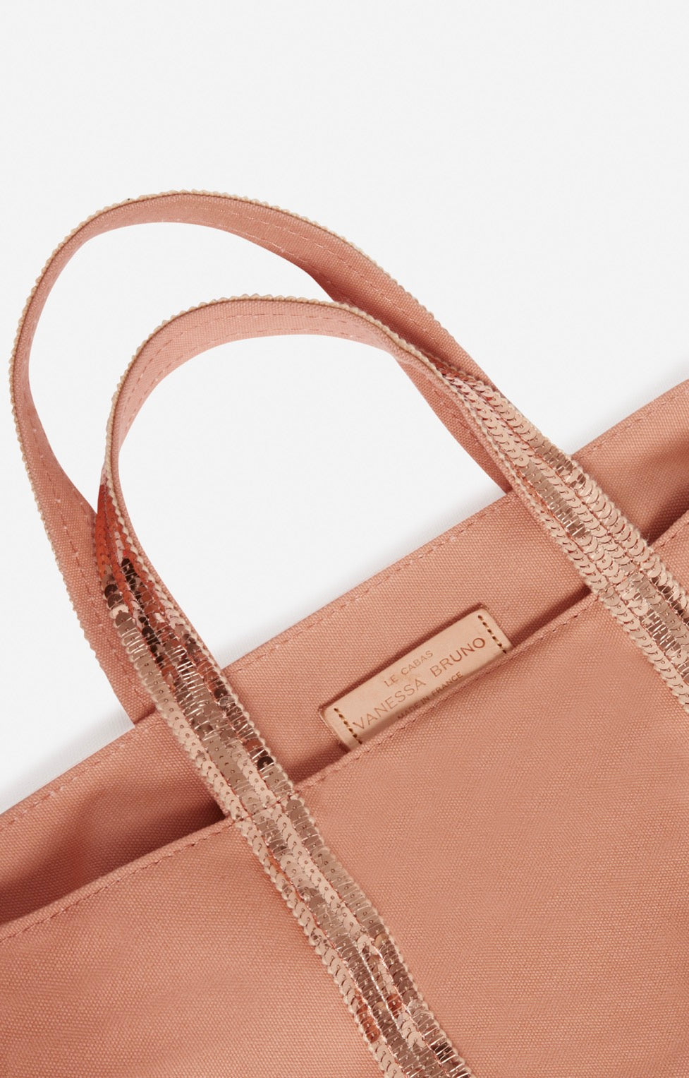 Vanessa Bruno - Cabas M En Toile - Rose Poudre