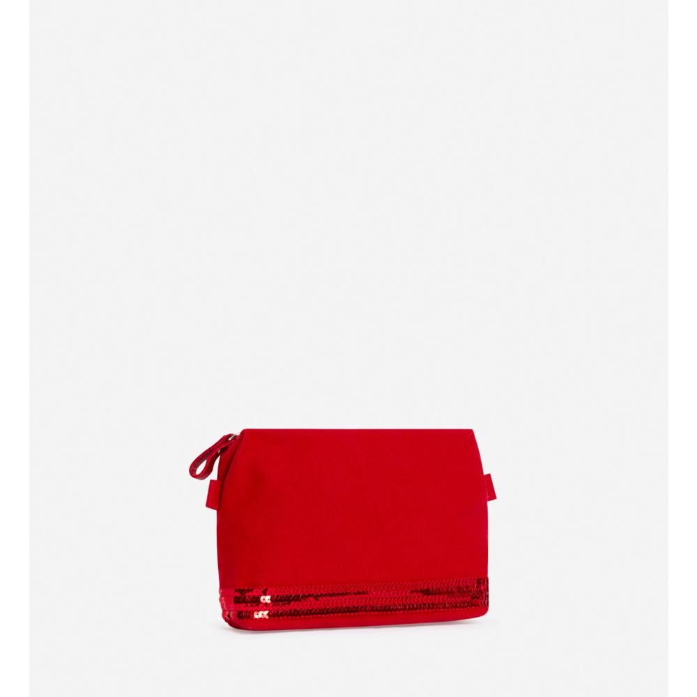 Petite Trousse Zippée - Rouge