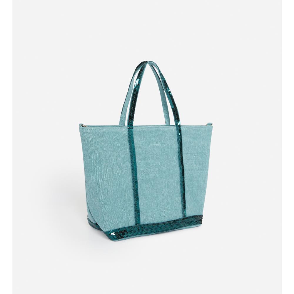 Cabas S En Lin - Bleu