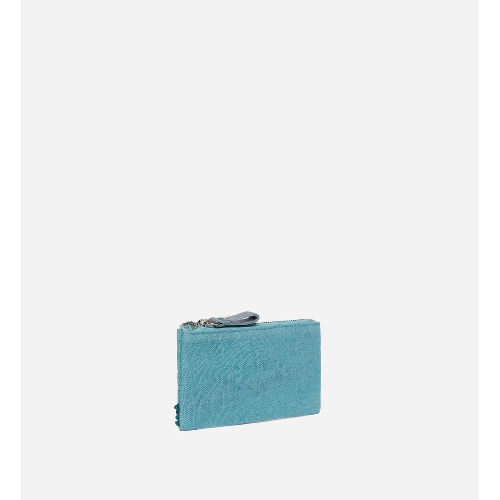 Petite Pochette Zippée - Bleu