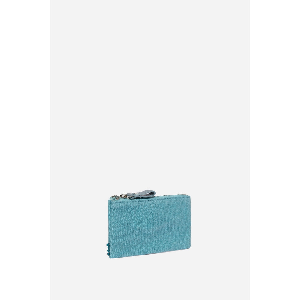 Petite Pochette Zippée - Bleu