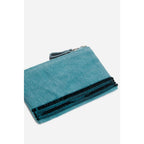 Petite Pochette Zippée - Bleu