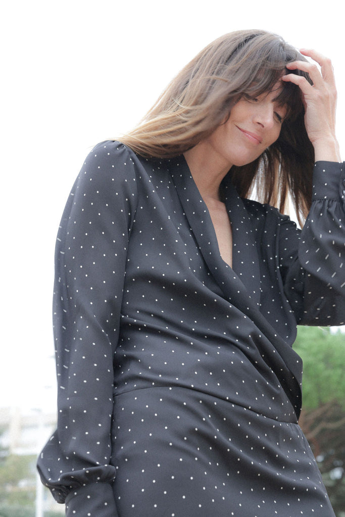 Plume Paris - Robe Celia - Pois