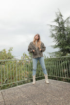MANTEAU COURT LUNO LÉOPARD - PLUME PARIS - La mode en précommande
