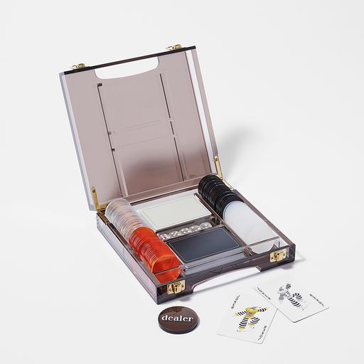 Malette De Poker De Luxe - Marron