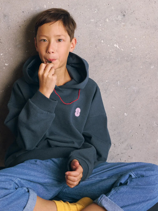 Le Sweat Capuche Ardoise