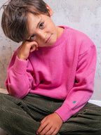 Le Pull 100% Laine Rose Bonbon
