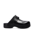 Claquettes Salvatore Ferragamo Nope Leather - Black - Femme