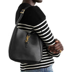 Saint Laurent - Le 5 À 7 Small Soft Leather Bag - Black
