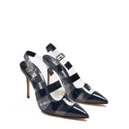 Escarpins Manolo Blahnik Uxra 105 - Blue - Femme