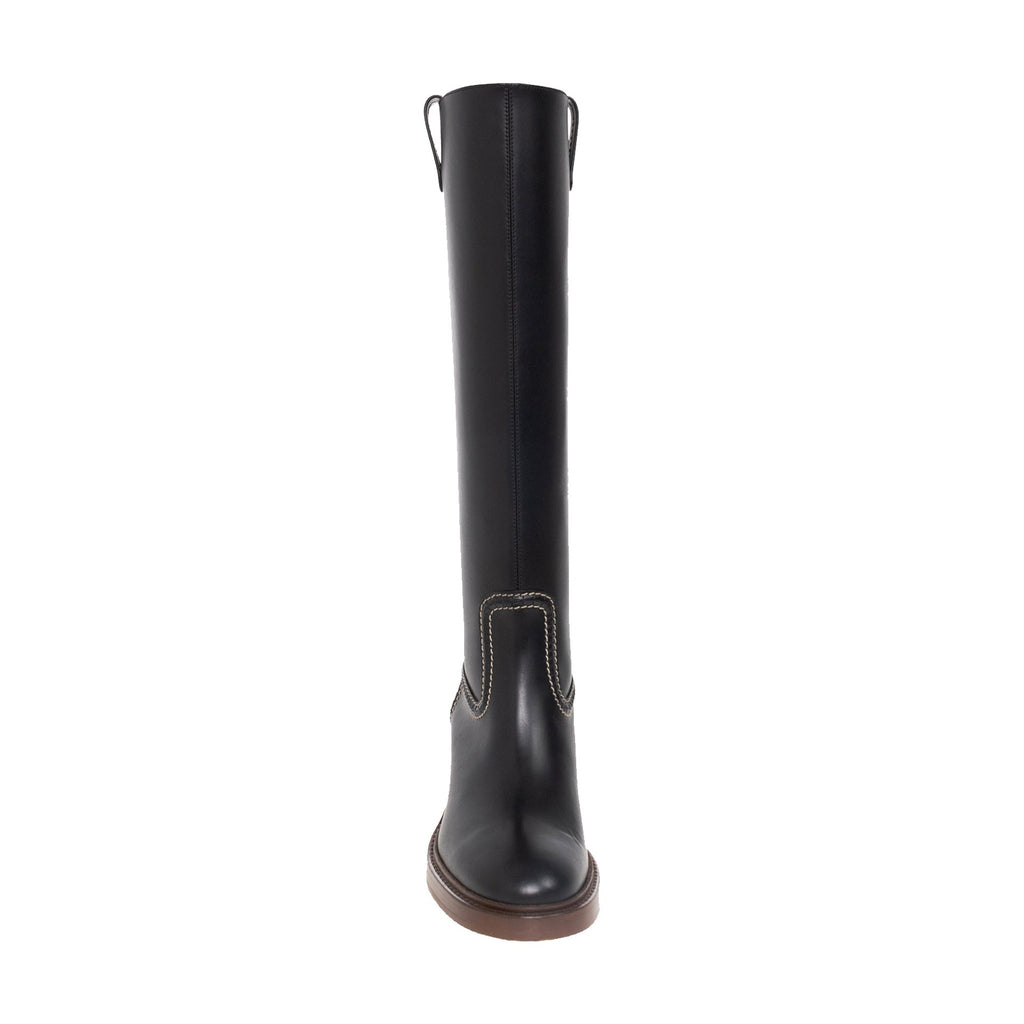 Bottes Chloe' Evening Leather - Black - Femme