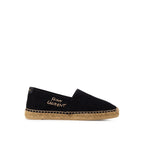Espadrilles Saint Laurent Logo - Black - Femme