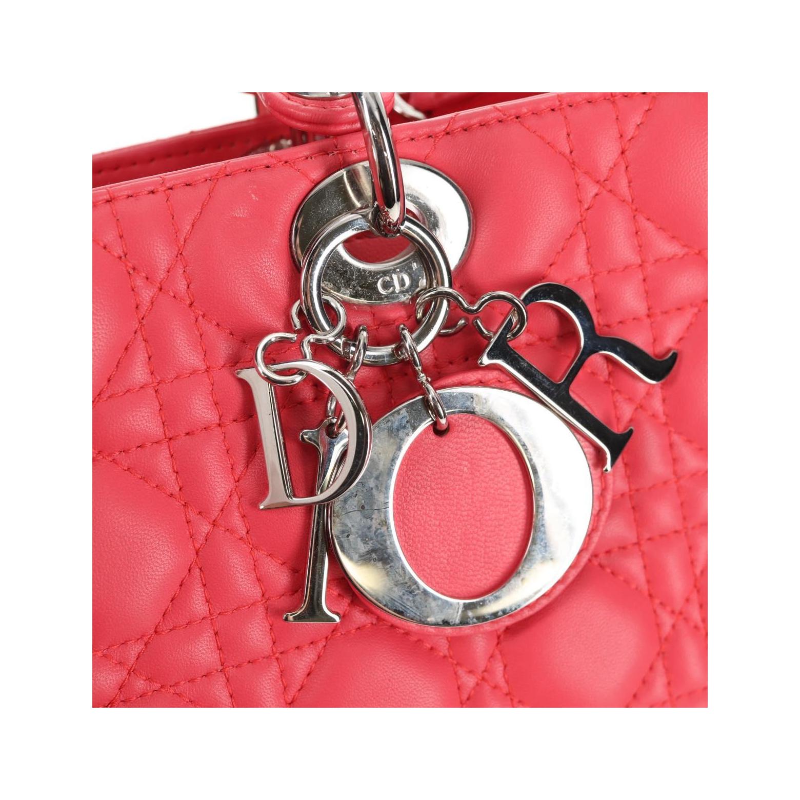 Sac À Main Lady Dior Christian Dior Rose