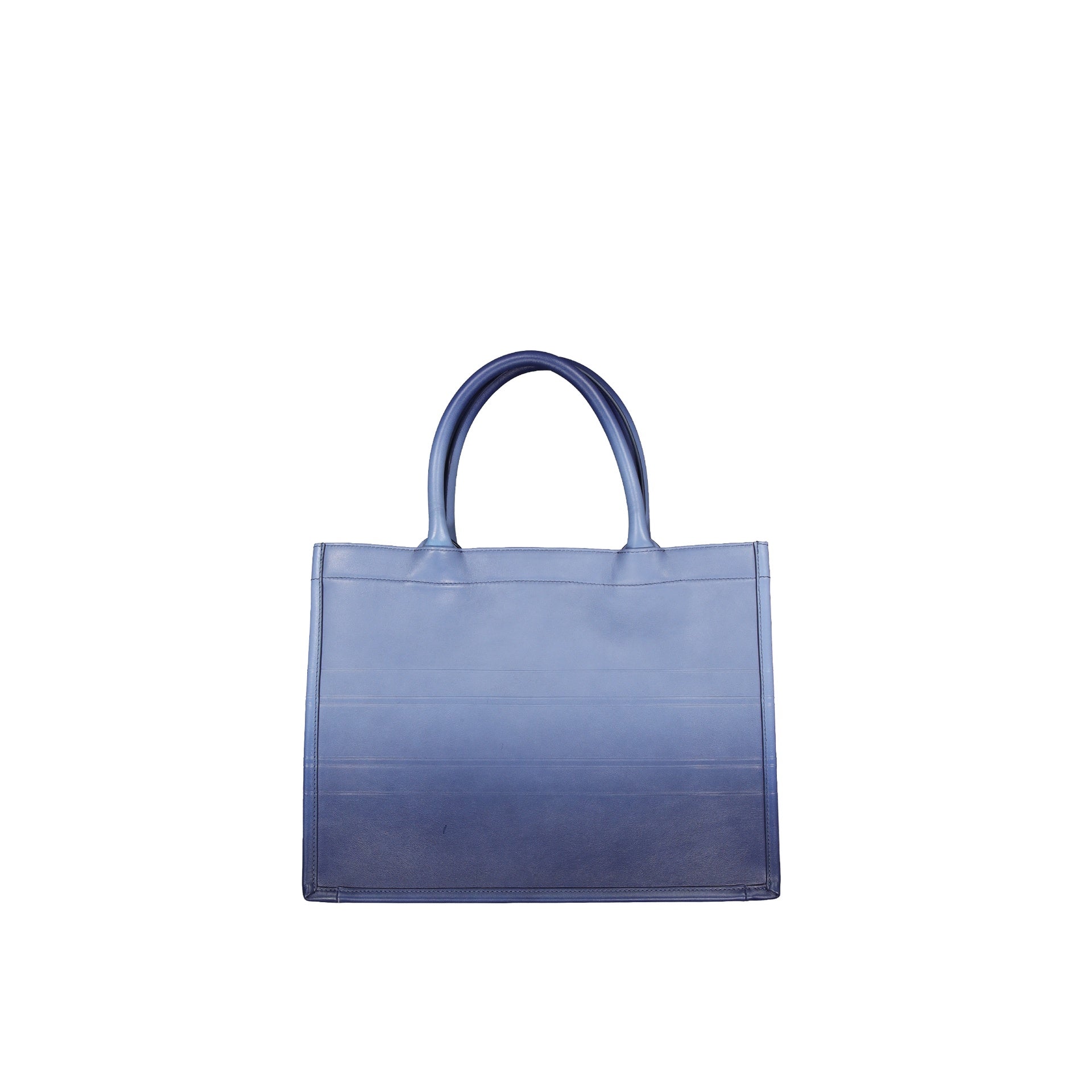 Dior - Cabas Christian Leather Medium Book - Femme - Blue