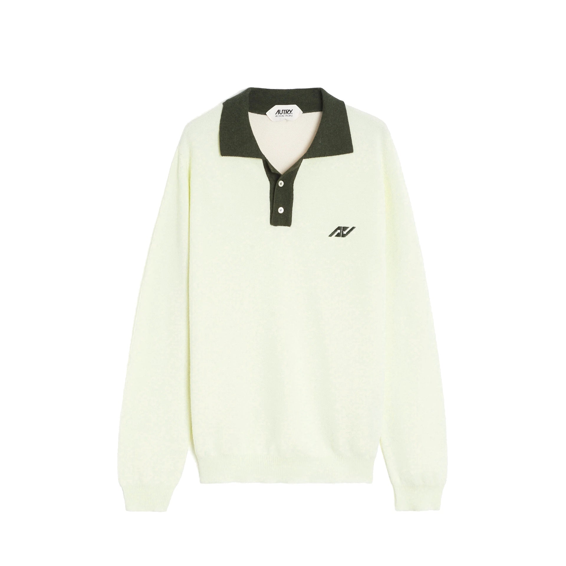 Autry Sporty Long Sleeve Polo - MEN CLOTHING - AUTRY - T.Luxy