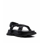 Jil Sander Velcro Strap Sandals - Black - Homme