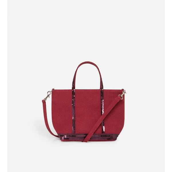 Cabas Xs En Toile - Rouge