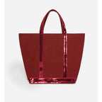 Cabas M En Toile - Rouge