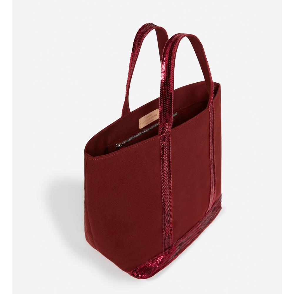 Cabas M En Toile - Rouge