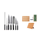 Collection Hashi Damas - Set Complet Deluxe 10 pièces : 5 couteaux + 5 accessoires