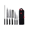 Collection Hashi Damas - Set Complet Nomade 7 pièces : 5 couteaux + 2 Accessoires