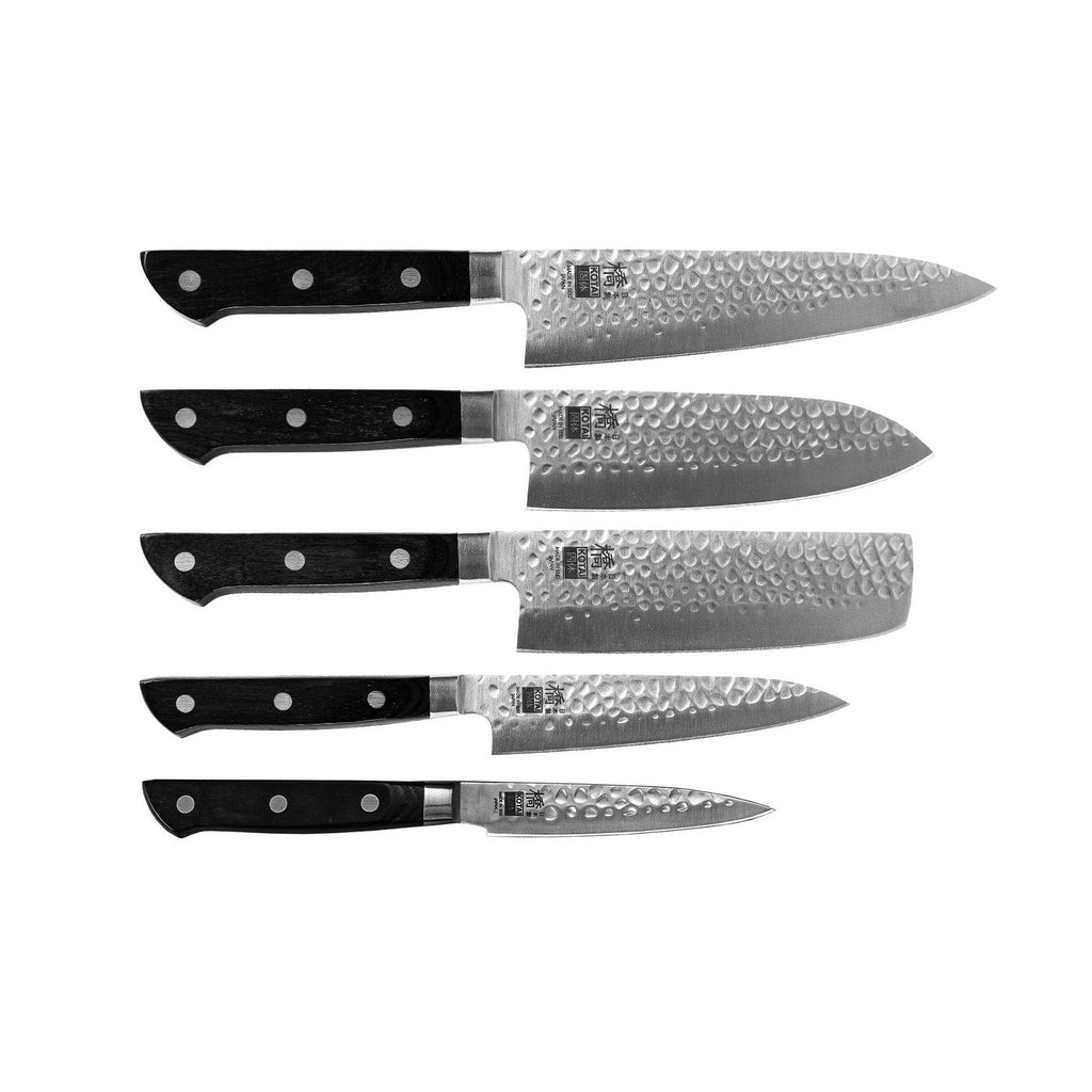 Collection Hashi Tsuchime - Set Complet 5 couteaux