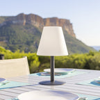 Standy Mini - Lampe De Table Solaire - Acier - Gris