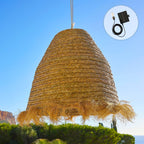 Anafi Big - Suspension Solaire - Jonc De Mer - Beige